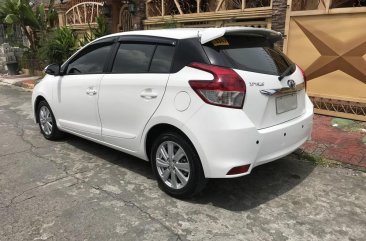 Toyota Yaris 2015 Gasoline Automatic White