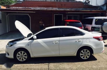 Toyota Vios E 2015 White Manual Transmission