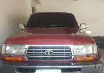 Red 1997 Toyota Land Cruiser 80 FOR SALE