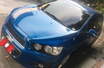 Chevrolet Sonic 2014 Gasoline Automatic Blue