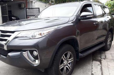 2017 Toyota Fortuner 2.4G Gray Metallic Manual Diesel 