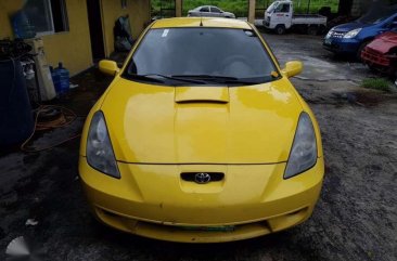 Toyota CELICA 2002 Yellow car