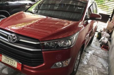 2017 Toyota Innova 2.8 E Diiasel Red Manual