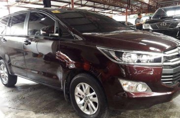 2017 Toyota Innova 2.8E Automatic Diesel Blackish Red 