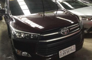 2017 Toyota Innova 2.8 E Diesel Blackish Red Automatic