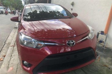 2016 Toyota Vios 1.3 E Automatic Red Sedan