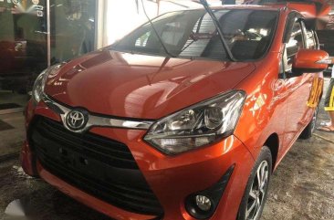 2018 Toyota Wigo 1.0 G Manual Orange Compact Car