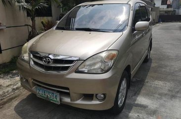 Toyota Avanza 2007 Gasoline Automatic Beige