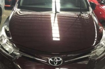 2017 TOYOTA Vios E automatic blackish red