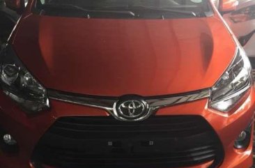 2018 TOYOTA Wigo G manual orange FOR SALE