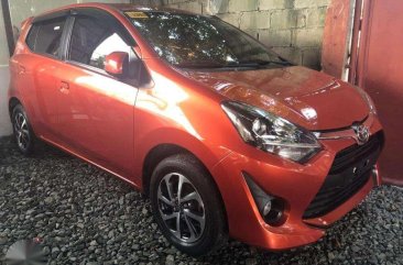 2018 Toyota Wigo 1.0 G Manual Orange Top of the Line