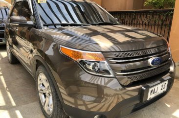 Ford Explorer 2015 Gasoline Automatic Brown