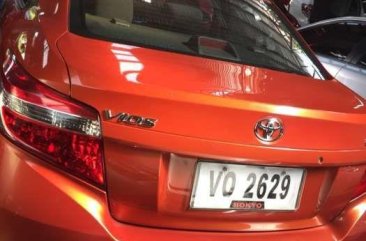 2017 TOYOTA Vios E automatic orange GRAB READY