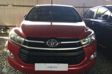 2017 TOYOTA Innova 28 E Manual Red