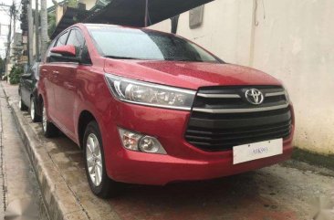 2017 Toyota Innova 2.8E Diesel Manual Red