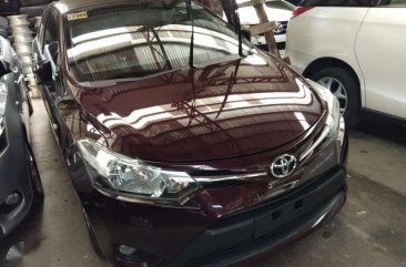 2017 Toyota Vios 1.3E automatic blackish red grab ready