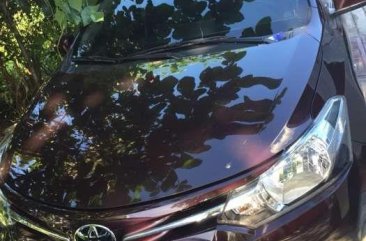 2018 TOYOTA Vios E manual blackish red