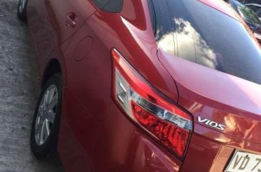 2016 TOYOTA Vios E automatic red