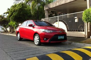 Toyota Vios 2014 Gasoline Manual Red