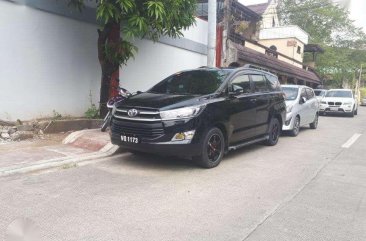 Toyota Innova E 2017 Automatic black