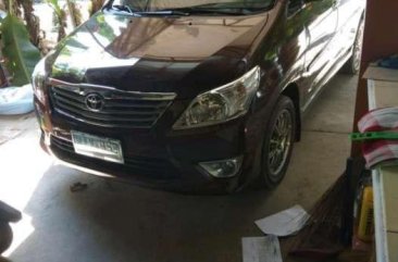 Toyota Innova G Metallic brown 2014 model