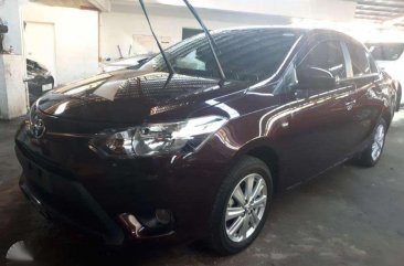 Toyota Vios E 2017 Automatic Blackish Red