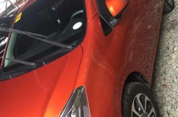 2017 TOYOTA Wigo G manual orange new look