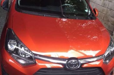 2017 TOYOTA Wigo G manual orange new look