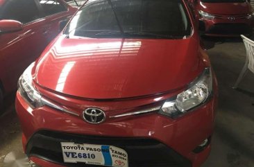 GRAB READY 2016 TOYOTA Vios 1.3 E Automatic Red