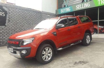 2015 Ford Ranger Wildtrak 2.2L A/T Orange 