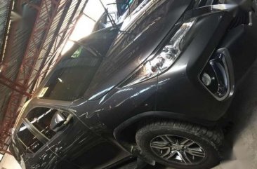 2017 TOYOTA Fortuner G 4x2 manual gray