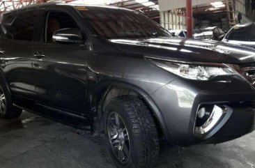 TOYOTA Fortuner G 2017 Manual Gray-Located at Quezon City