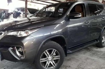 TOYOTA Fortuner G 2017 Manual Gray-Located at Quezon City