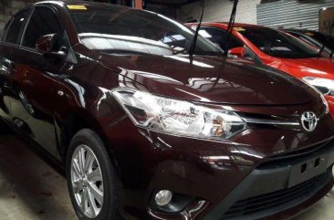 2017 Toyota Vios 1.3E Dual Vvti Automatic Gasoline Blackish Red 