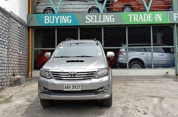 2015 TOYOTA FORTUNER 2.5 V A/T SILVER DIESEL