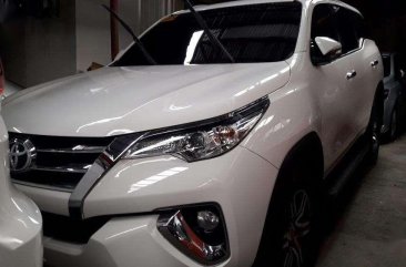 2017 Toyota Fortuner 2.4G Automatic Diesel White Low Mileage