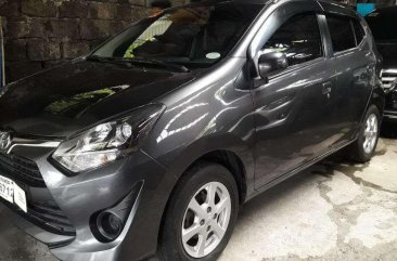 2017 Toyota Wigo 1.0G Manual Gasoline Gray Metallic 