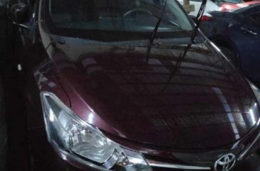 2017 Toyota Vios 1.3E automatic blackish red grab ready