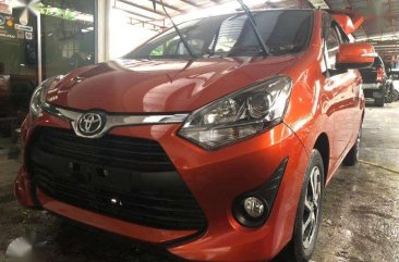 2018 Toyota Wigo 1000G VVT-i GAS Manual Orange