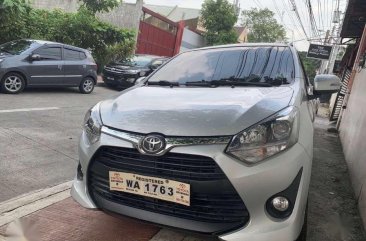 2017 Toyota Wigo 10 G Silver Newlook Manual