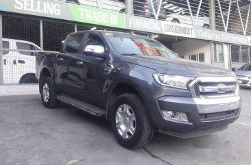 2017 FORD RANGER XLT 2.2L A/T GRAY DIESEL