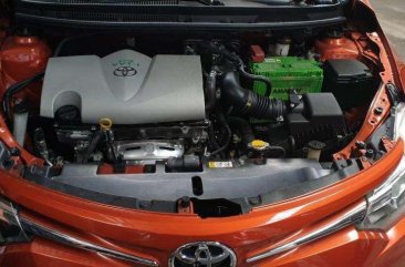 2017 Toyota Vios 1.3E Dual Vvti Automatic Gasoline Orange