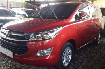 TOYOTA Innova E 2017 Manual Red-Located at Quezon City