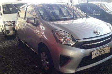 Toyota Wigo E 2017 silver-Located at Quezon City