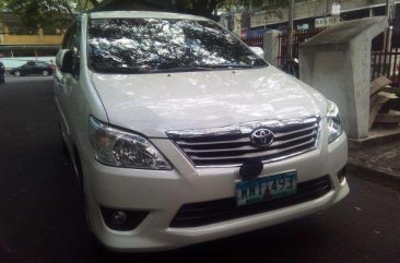 TOYOTA Innova g 2013 model diesel top of the line automatic 