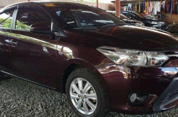 TOYOTA Vios E 2018 Manual Blackish Red-Located at Quezon City