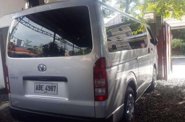 Toyota Hiace Commuter 2016 Silver-Located at Quezon City