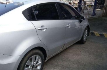 2015 KIA Rio EX 14L Manual Gas Silver