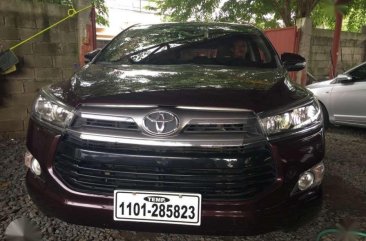 2017 TOYOTA Innova 28 G Manual Blackish Red Top of the Line