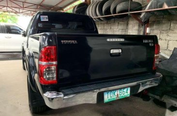 2012 TOYOTA Hilux 25 G 4x4 Black Manual